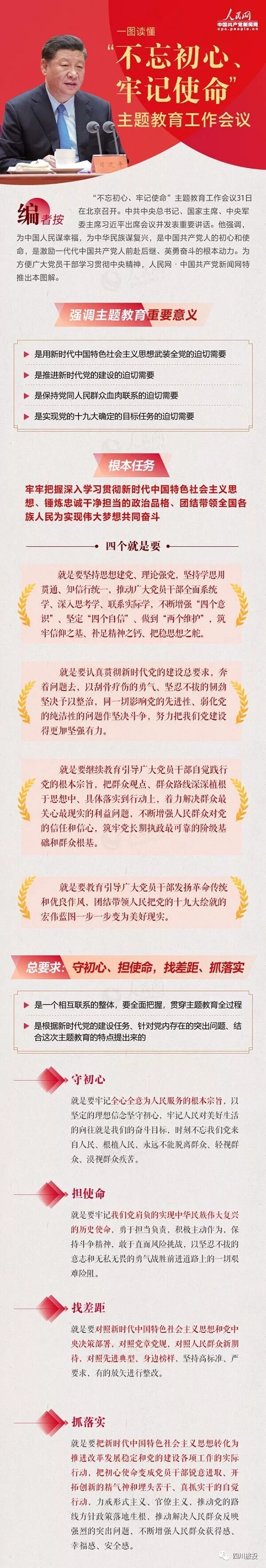 不忘初心、牢记使命| 一图读懂“不忘初心、牢记使命”主题教育工作会议